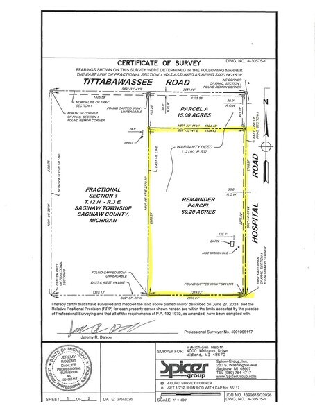 More Photos Of 4635 Hospital rd, Saginaw Land For Sale