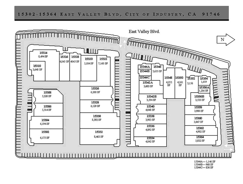 Primary Photo Of 15310-15332 E Valley Blvd, City Of Industry Warehouse For Lease