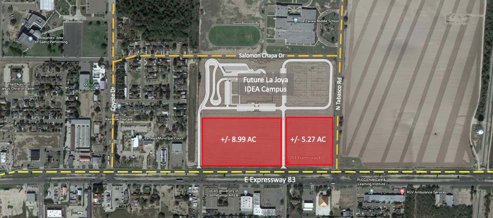 Primary Photo Of 720 E Expressway 83, La Joya Land For Sale