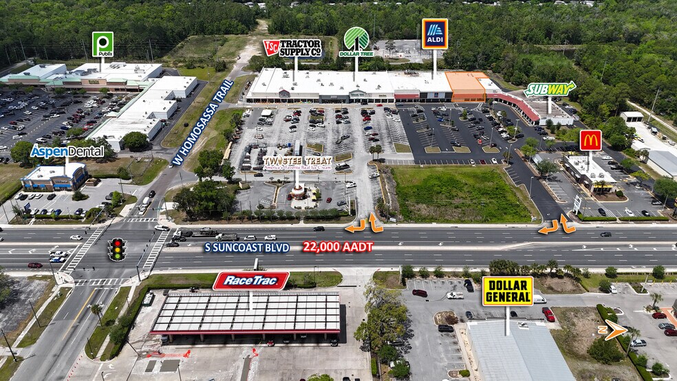More Photos Of 3756-3792 S Suncoast Blvd, Homosassa Storefront Retail Office For Lease