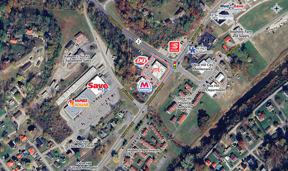 Primary Photo Of 410 W Tom T. Hall Blvd, Olive Hill Drugstore For Sale