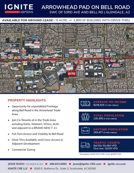 Primary Photo Of 5311 W Bell Rd, Glendale Land For Lease