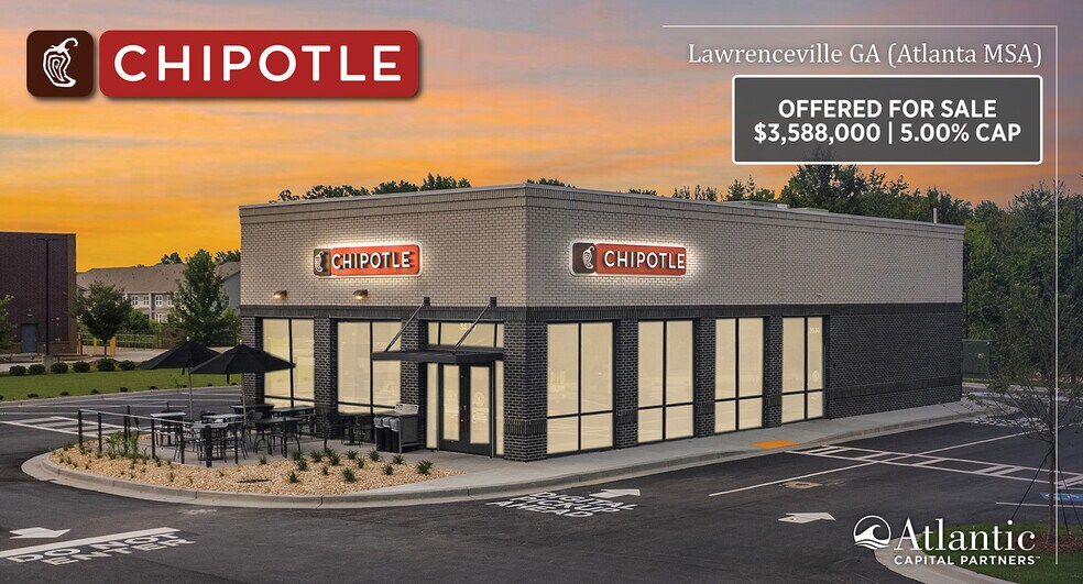 Primary Photo Of 3530 Sugarloaf Pky, Lawrenceville Fast Food For Sale