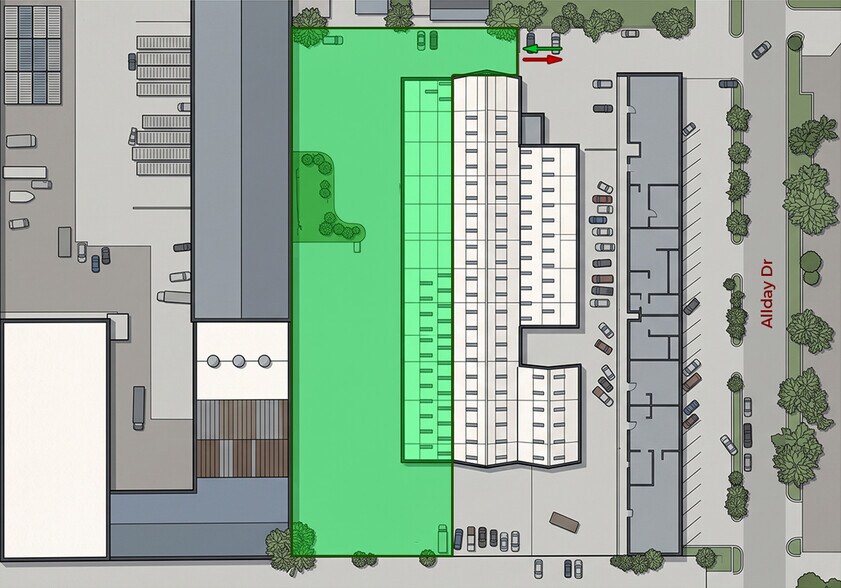More Photos Of 5890 Allday Dr, Houston Manufacturing For Lease