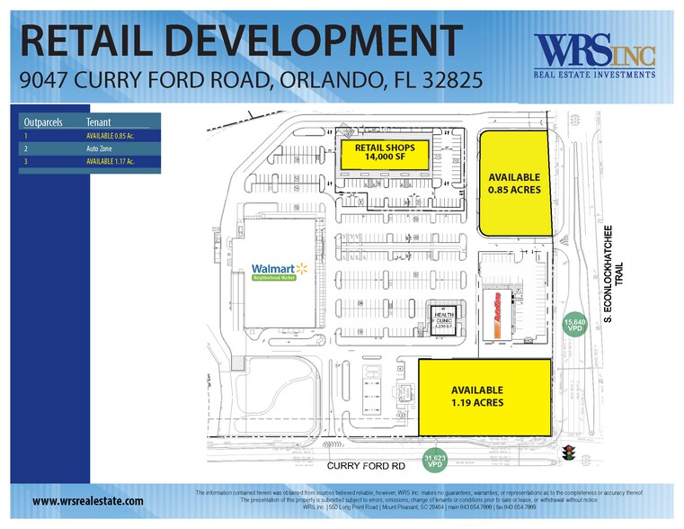Primary Photo Of Curry Ford Rd @ S Econlockhatchee Trl, Orlando Land For Lease