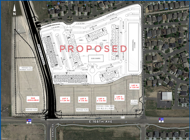 Primary Photo Of NWC & NEC CR2 & 50th Ave, Lochbuie Land For Lease