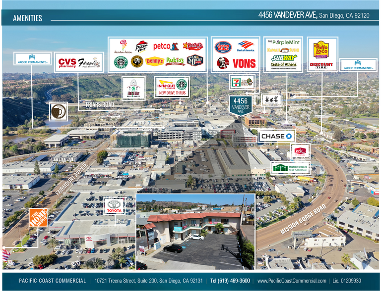 More Photos Of 4456 Vandever Ave, San Diego Storefront For Lease