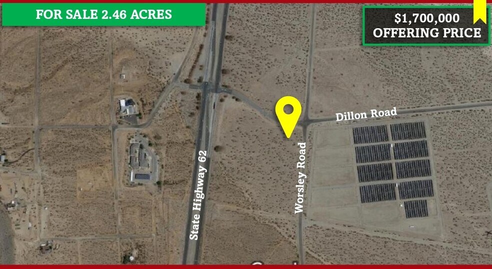 Primary Photo Of Worsley Rd, North Palm Springs Land For Sale