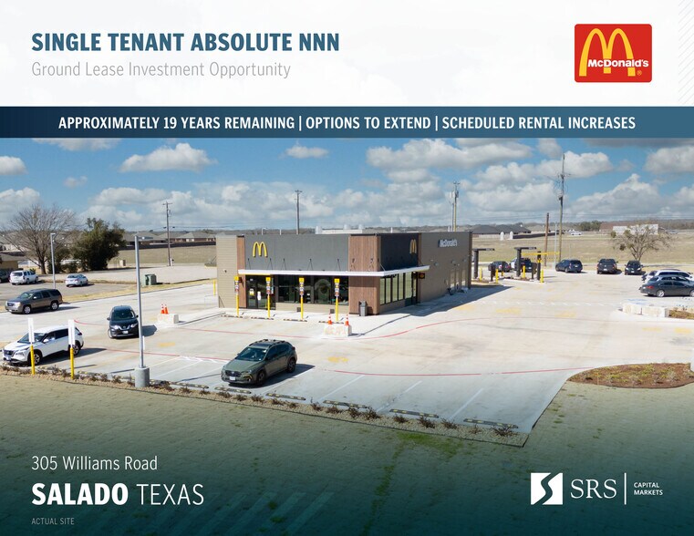 Primary Photo Of 305 Williams Rd, Salado Fast Food For Sale