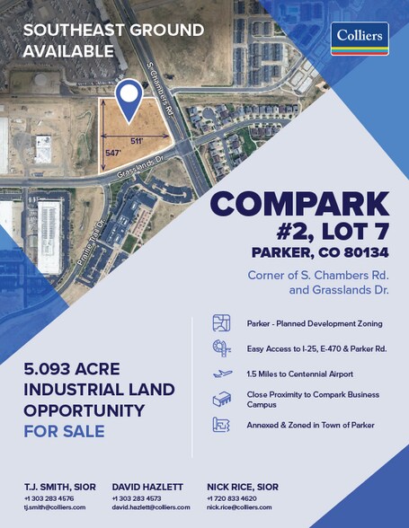 Primary Photo Of Compark Blvd, Parker Land For Sale