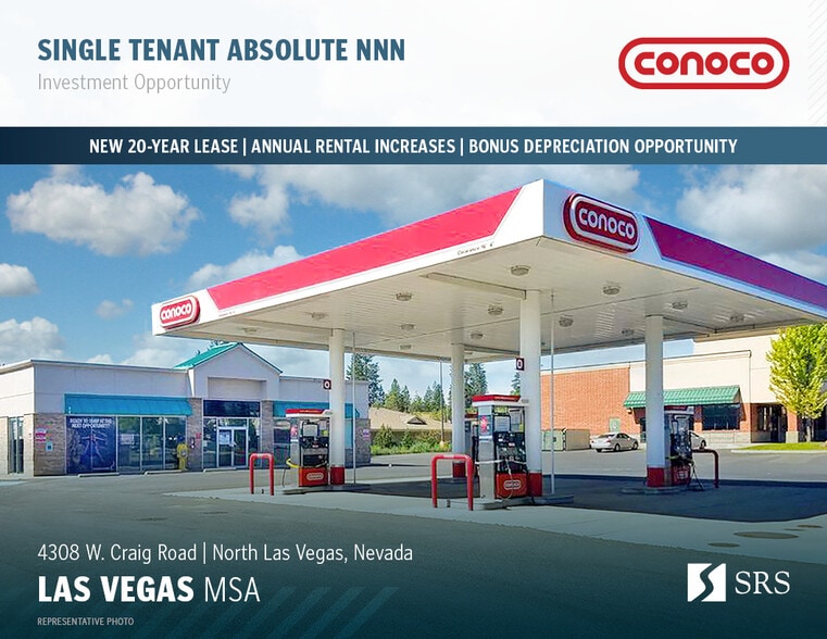 Primary Photo Of 4308 W Craig Rd, North Las Vegas Service Station For Sale