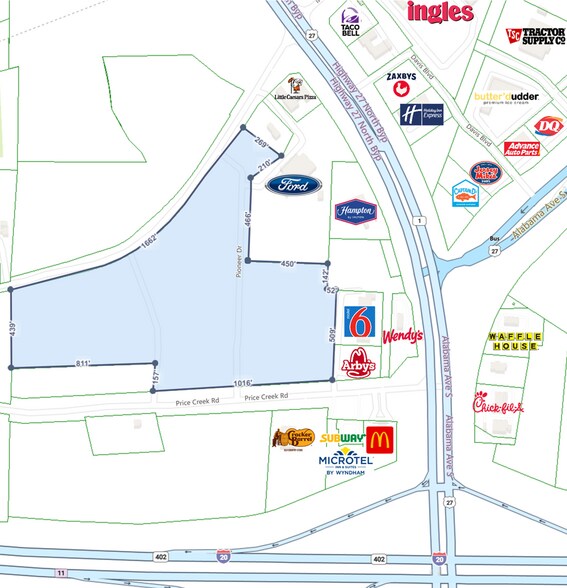 More Photos Of Interstate 20 & Highway 27, Bremen Land For Sale