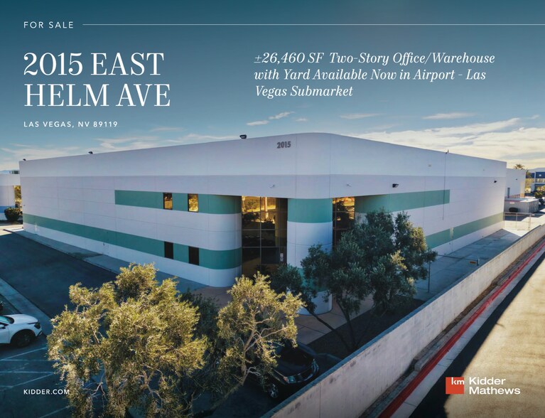 Primary Photo Of 2015 Helm Dr, Las Vegas Distribution For Sale