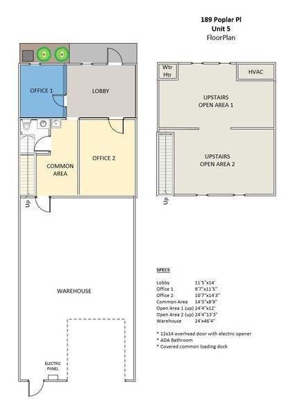 More Photos Of 189 Poplar Pl, North Aurora Warehouse For Lease