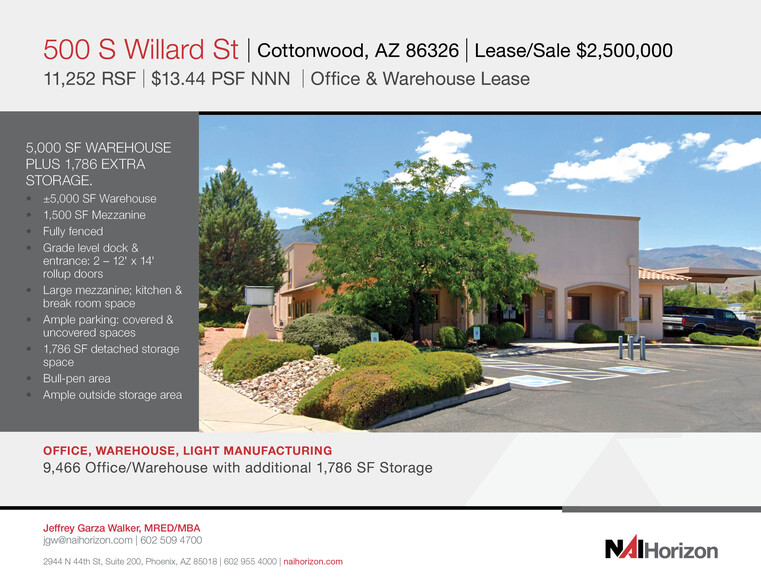 Primary Photo Of 500 S Willard St, Cottonwood Distribution For Sale