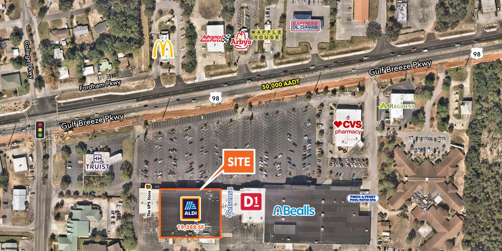 Primary Photo Of 3303-3371 Gulf Breeze Pky, Gulf Breeze Storefront For Lease