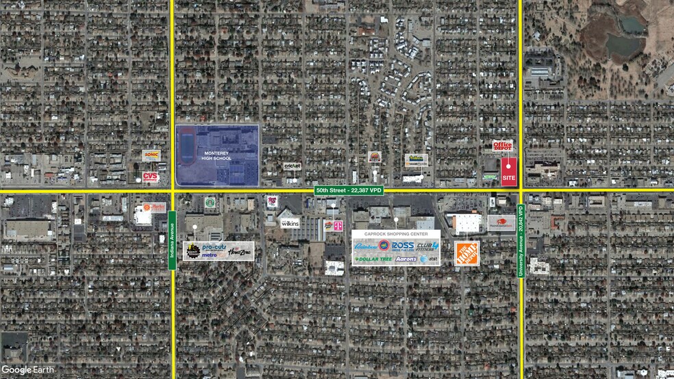 More Photos Of 2502-2504 50th St, Lubbock Freestanding For Lease