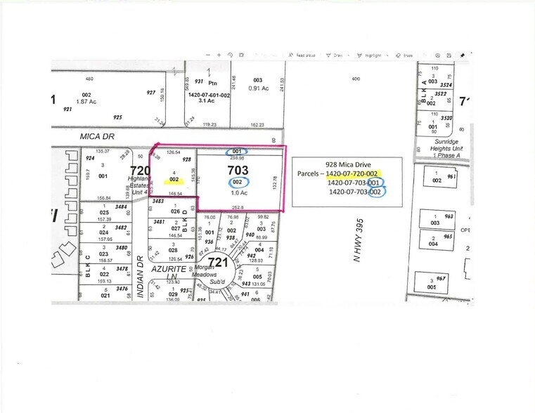 More Photos Of 928 Mica Dr, Carson City Land For Sale