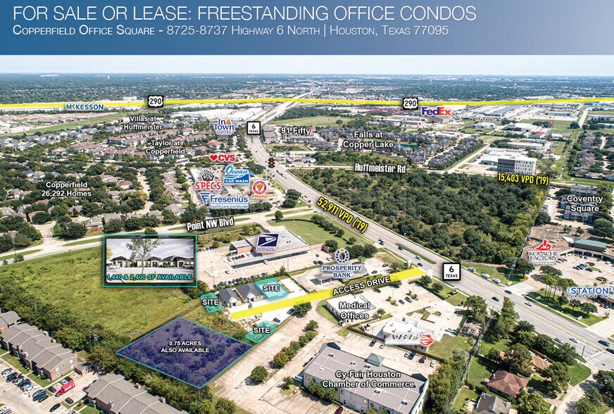 Primary Photo Of 8725-8737 Highway 6 N, Houston Medical For Sale