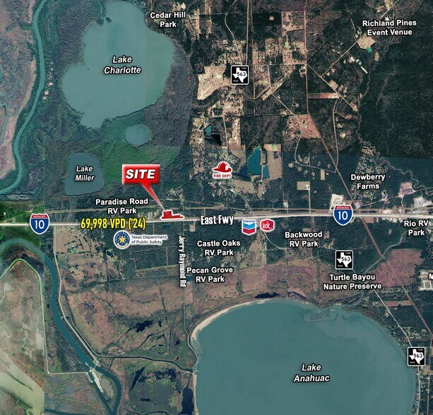 More Photos Of I-10 & Jerry Raymond Rd, Wallisville Land For Sale