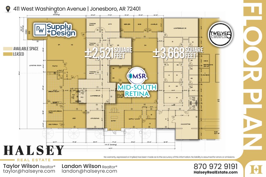 More Photos Of 411 W Washington Ave, Jonesboro Freestanding For Lease