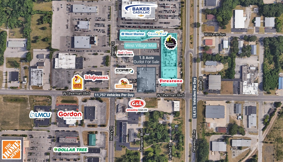 Primary Photo Of 2500 Henry St, Muskegon Storefront For Sale