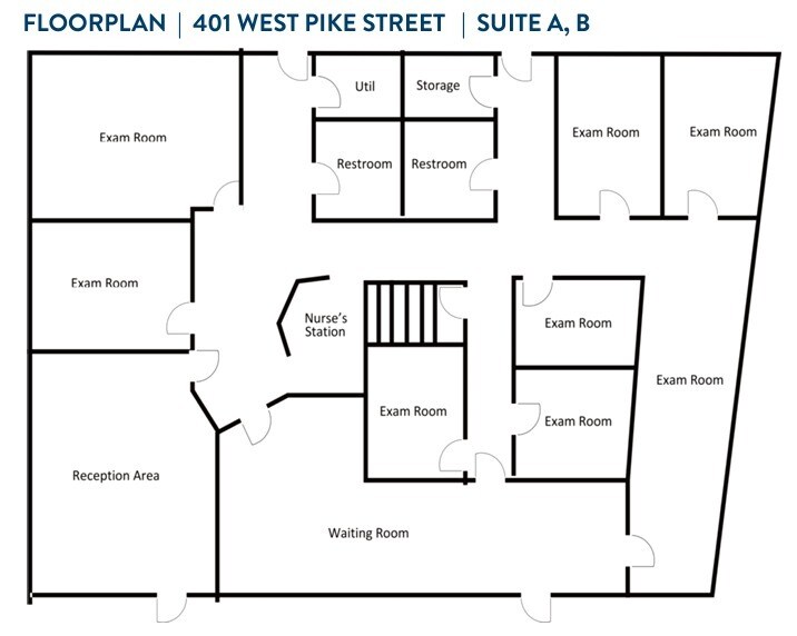 More Photos Of 405 W Pike St, Lawrenceville Medical For Sale