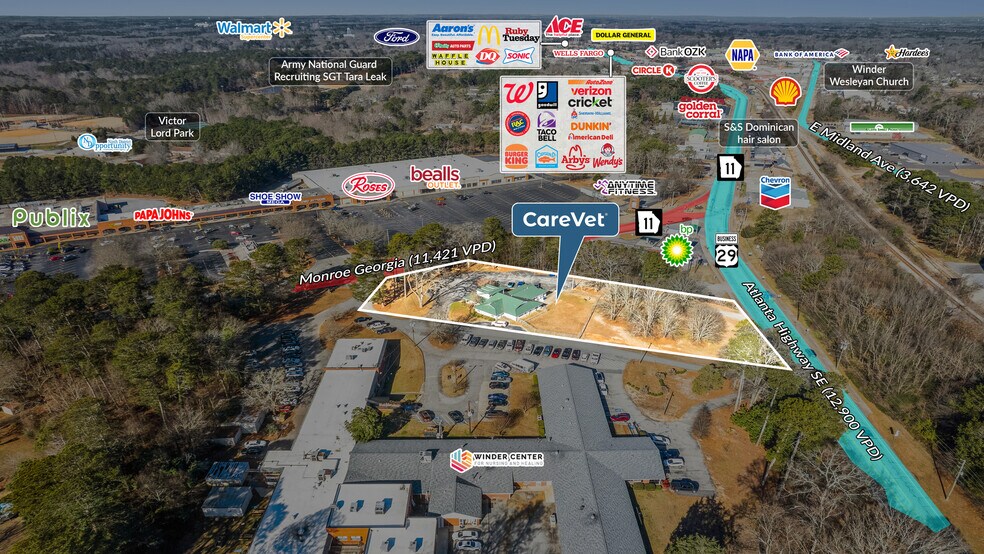 More Photos Of 20 Monroe Hwy, Winder Storefront For Sale