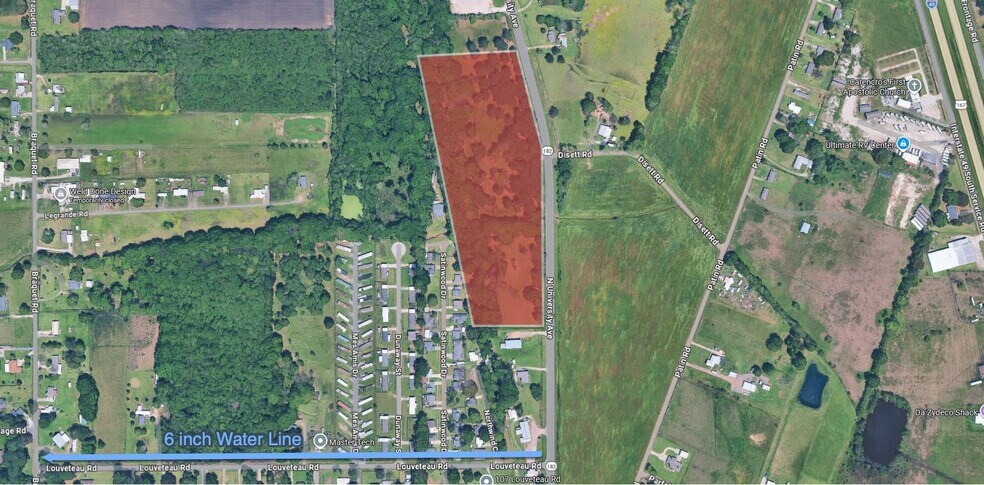 More Photos Of North University Avenue Hwy @ Disett Road, Carencro Land For Sale
