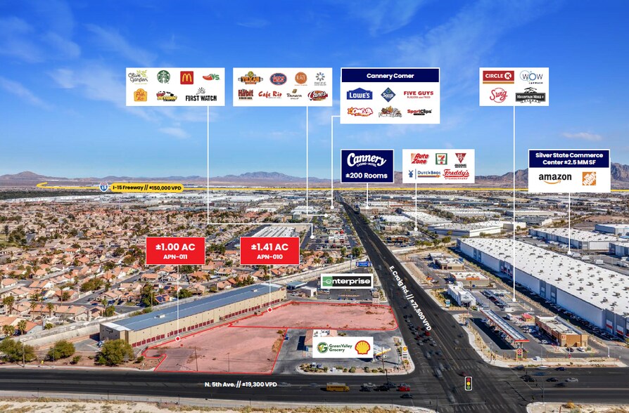 Primary Photo Of NEC Craig & 5th St, North Las Vegas Land For Sale