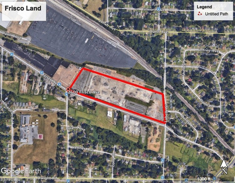 Primary Photo Of 2546 Frisco Ave, Memphis Land For Sale