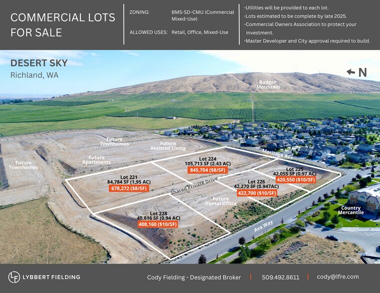 Primary Photo Of NKA Ava way, Richland Land For Sale