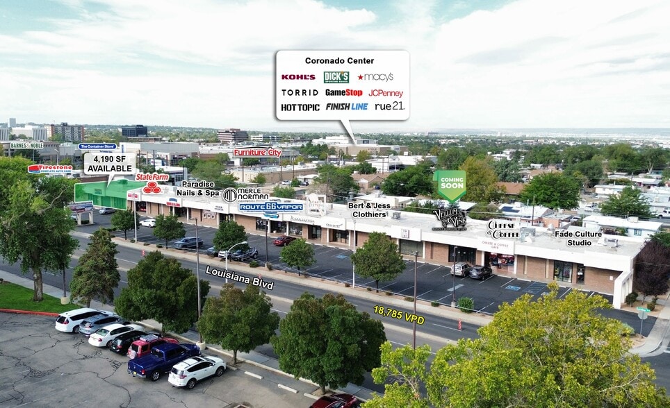 Primary Photo Of 2633-2677 Louisiana Blvd, Albuquerque Storefront For Lease