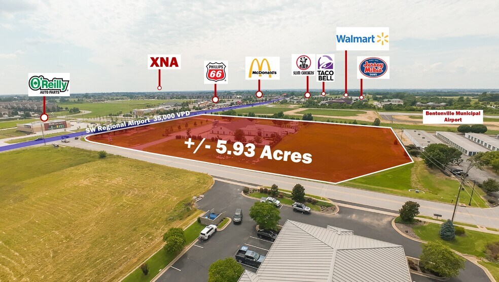 More Photos Of 404 SW Regional Airport Blvd, Bentonville Land For Sale