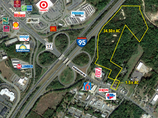 Primary Photo Of 364 Warrenton Rd, Fredericksburg Land For Sale