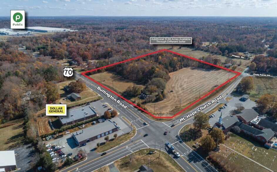 Primary Photo Of 5200 Burlington Rd, Mc Leansville Land For Sale
