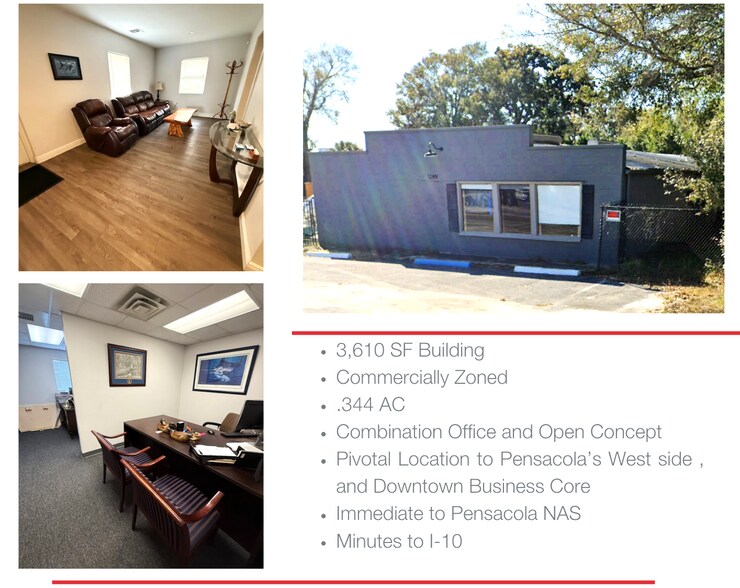 Primary Photo Of 1249 Old Corry Field Rd, Pensacola Office For Sale
