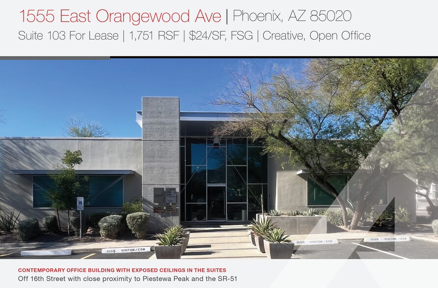 More Photos Of 1555 E Orangewood Ave, Phoenix Loft Creative Space For Lease