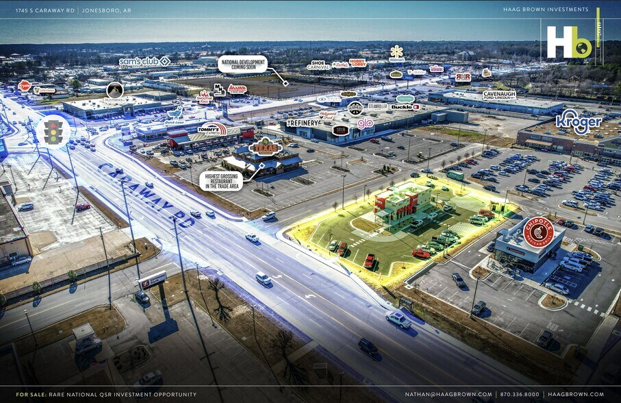 More Photos Of 1745 Caraway, Jonesboro Restaurant For Sale