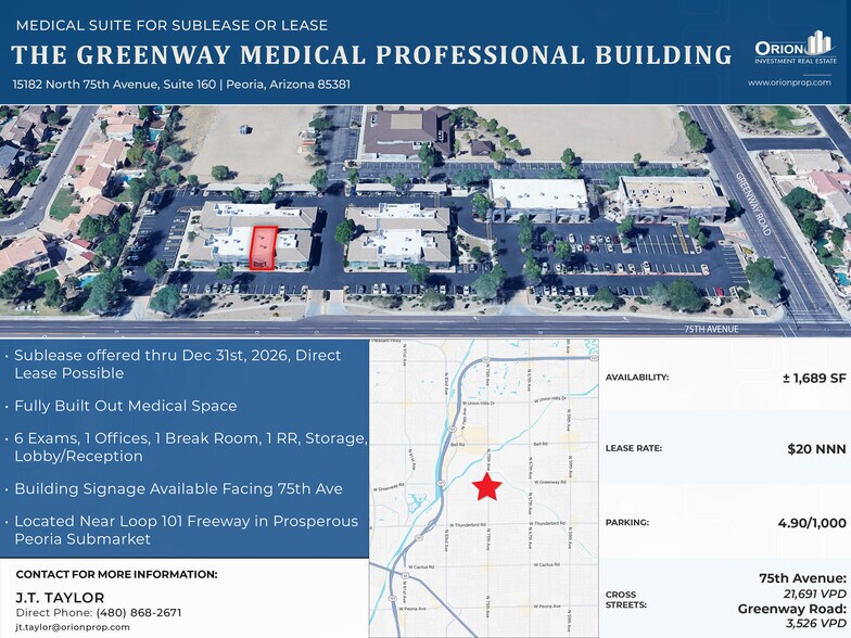 More Photos Of 15182 N 75th Ave, Peoria Medical For Lease