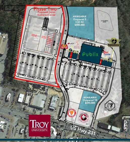 More Photos Of 1147-1201 S US 231 Hwy, Troy Unknown For Lease