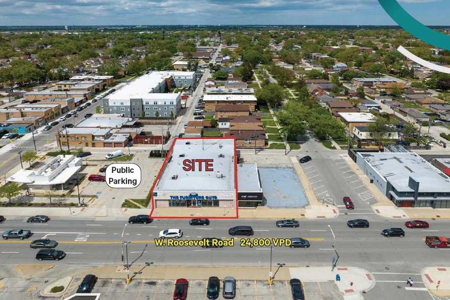 Primary Photo Of 1607 W Roosevelt Rd, Broadview Storefront For Lease