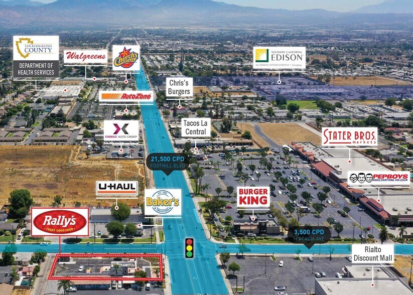 More Photos Of 466 E Foothill Blvd, Rialto Fast Food For Sale