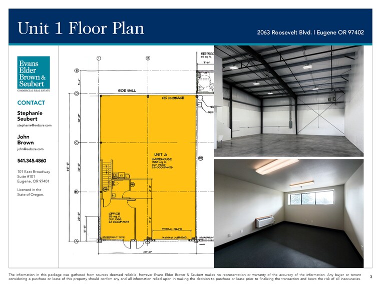 More Photos Of 2063 Roosevelt Blvd, Eugene Warehouse For Lease