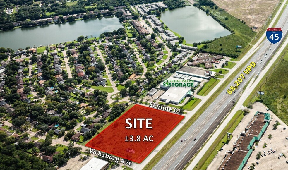 Primary Photo Of I 45 & Vicksburg Rd, Texas City Land For Sale