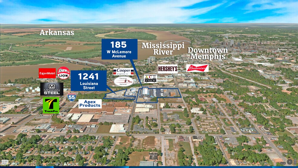 More Photos Of 185 W McLemore Ave, Memphis Truck Terminal For Lease