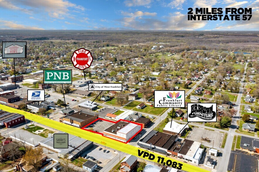 More Photos Of 327 E Main St, West Frankfort Freestanding For Lease