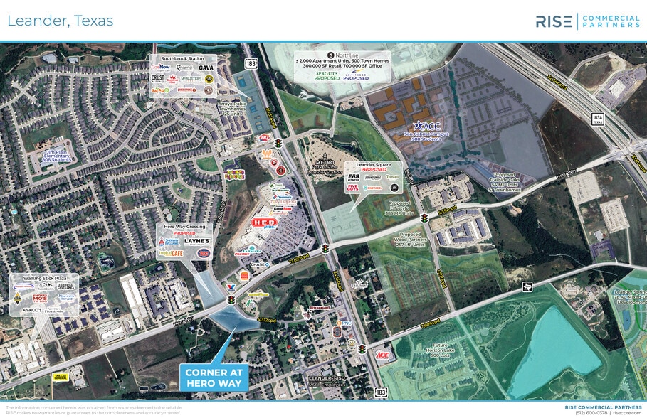 Primary Photo Of SWC Hero Way way, Leander Land For Lease