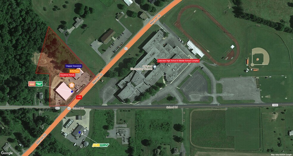 Primary Photo Of 2447 Mercer St, Stoneboro Freestanding For Lease