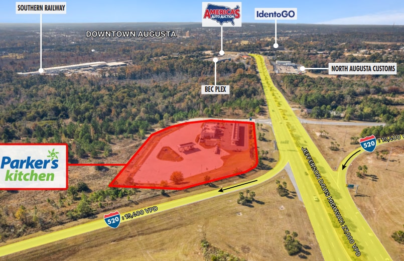 More Photos Of 5747 Jefferson Davis Hwy, North Augusta Convenience Store For Sale